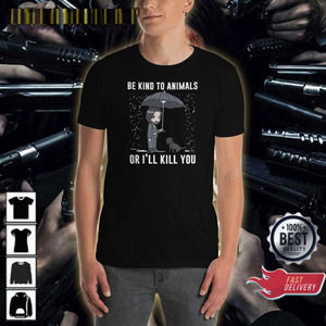 John Wick Be Kind To Animals Or I’ll Kill You Meme Keanu Reeves T-Shirt